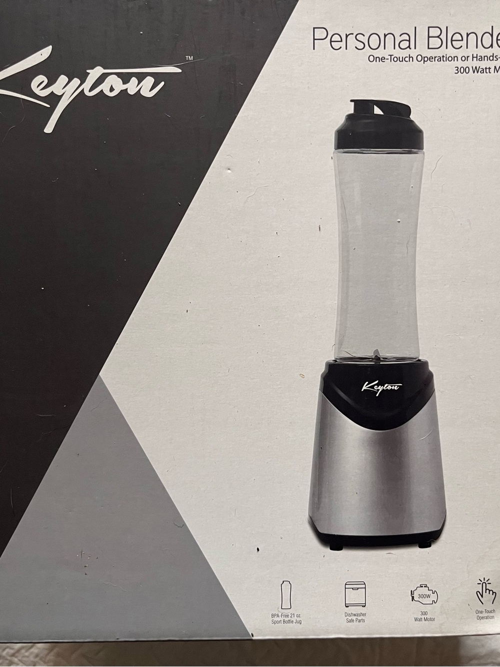 Keyton Personal Blender in Silver and Black